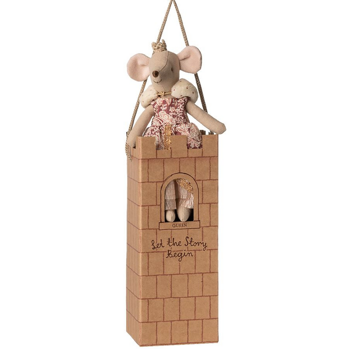 Maileg Royal Queen Mouse In Tower: Mum BACK  IN STOCK