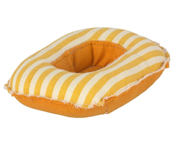 Maileg Rubber Boat Yellow Stripe Beach Collection NEW ARRIVAL.