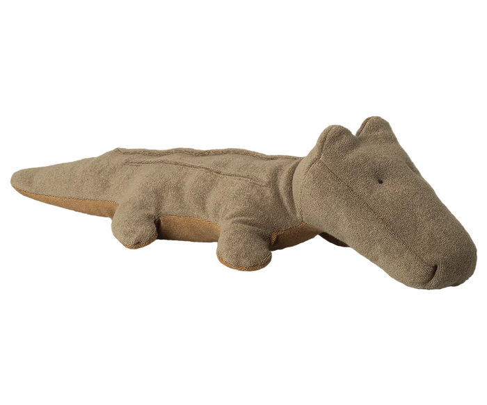 Maileg Safari friends, Crocodile, Medium - Olive Green SS26 NEW ARRIVAL