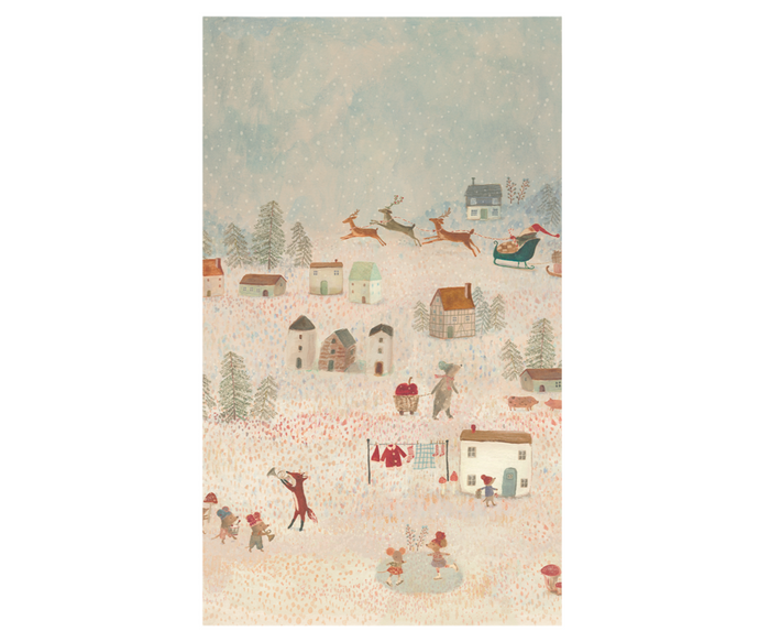 Maileg Santa is Coming Wrapping Paper 10 m