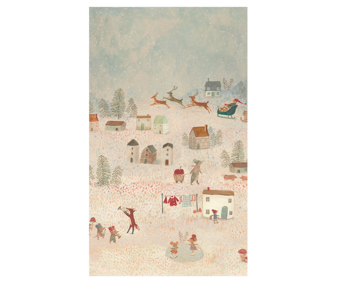 Maileg Santa is Coming Wrapping Paper 10 m