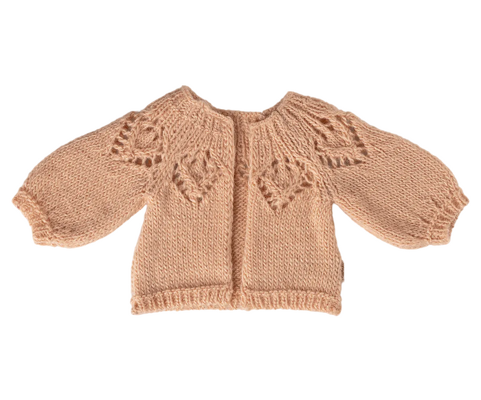 Maileg Size 3 Cardigan Light Rose Bunny Clothes SS26 NEW ARRIVAL
