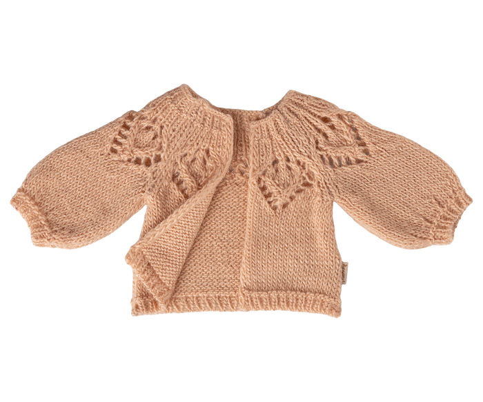 Maileg Size 3 Cardigan Light Rose Bunny Clothes SS26 NEW ARRIVAL