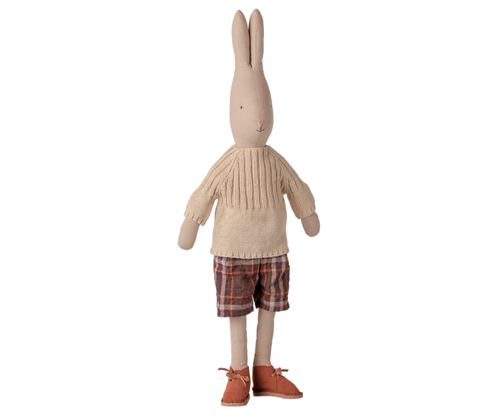Maileg Size 4 Bunny Rabbit Pants & Knitted Sweater FW26: PREORDER ONLY DUE NOV