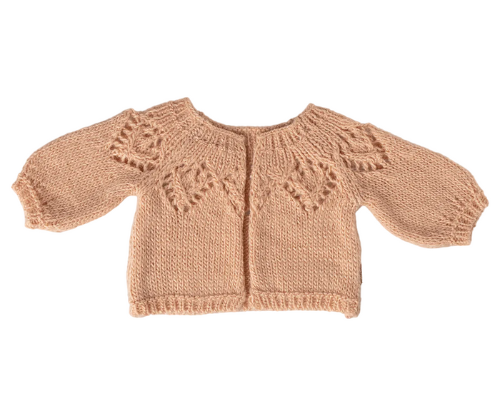 Maileg Size 4 Cardigan Light Rose Bunny Clothes SS26 NEW ARRIVAL