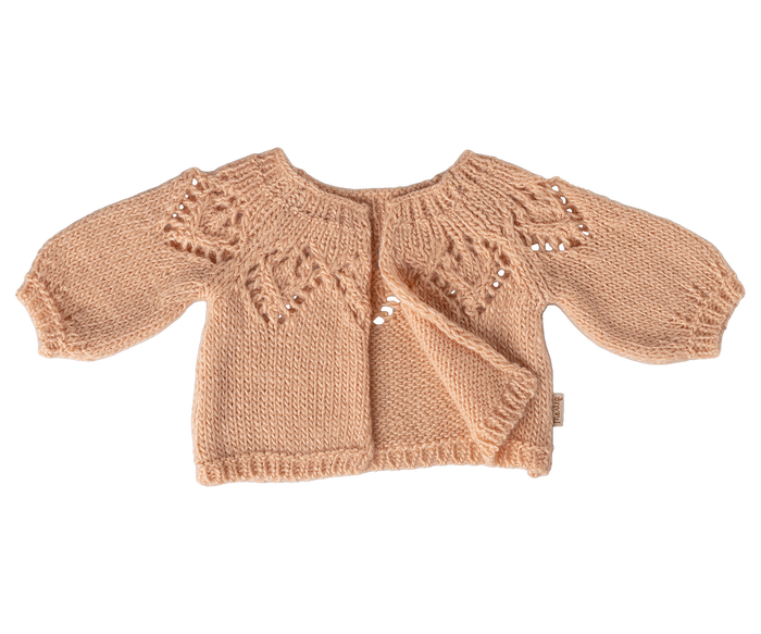 Maileg Size 4 Cardigan Light Rose Bunny Clothes SS26 NEW ARRIVAL