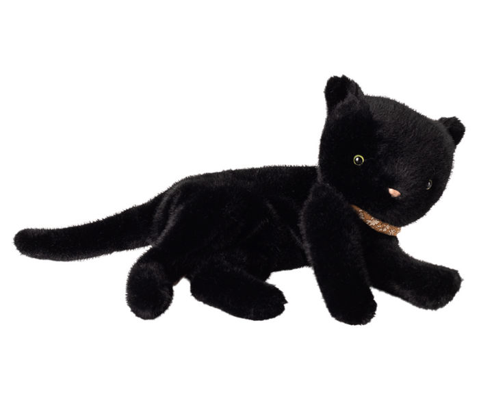 Maileg Sleeping Kitten Medium Black Plush: BACK SOON
