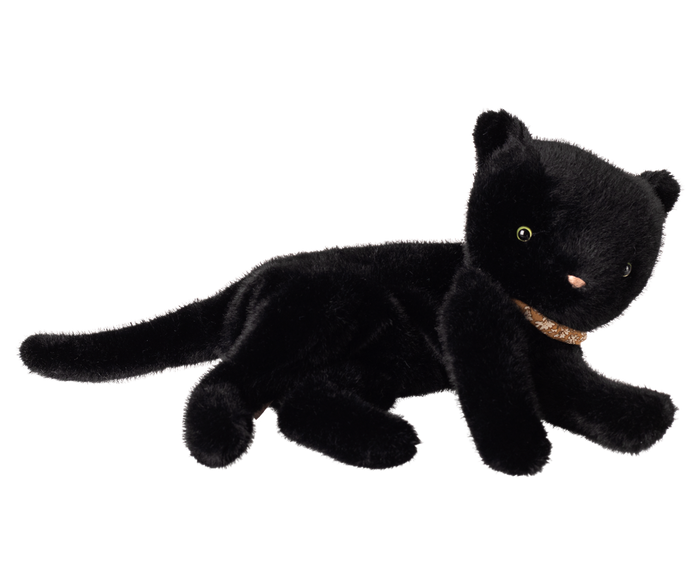 Maileg Sleeping Kitten Medium Black Plush: BACK SOON