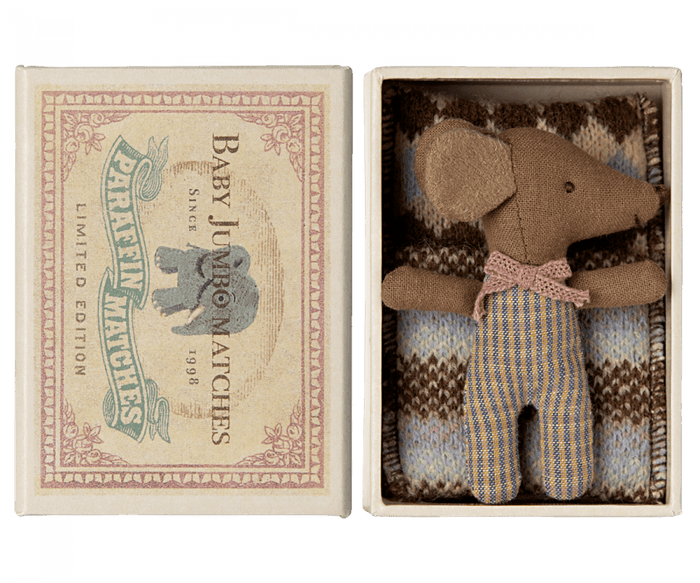Maileg Sleepy Wakey Baby Mouse Rose 2024 NEW ARRIVAL - Ruby & Grace