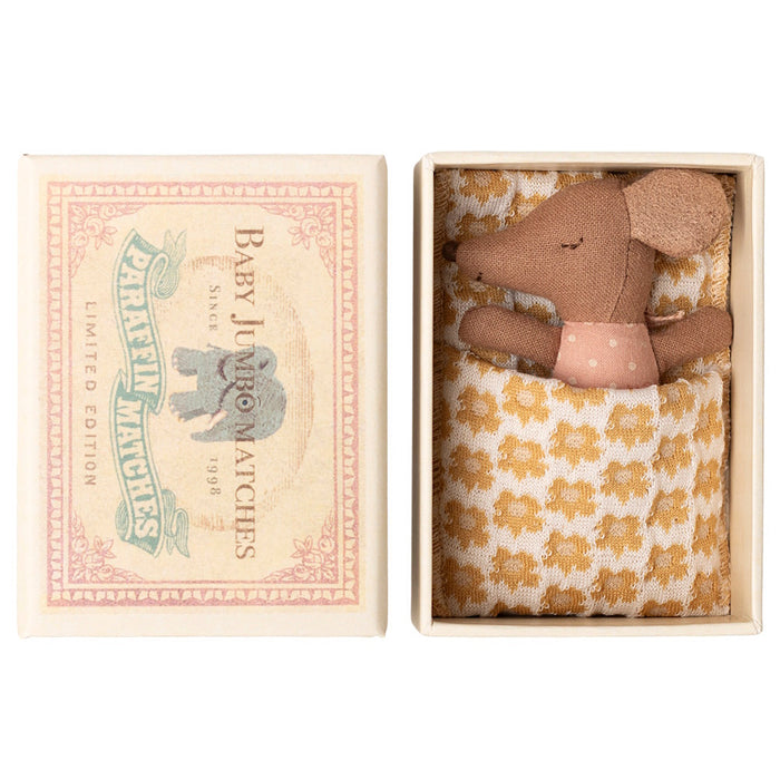 Maileg Sleepy Wakey Mouse Rose