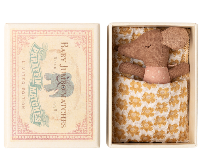 Maileg Sleepy Wakey Mouse Rose