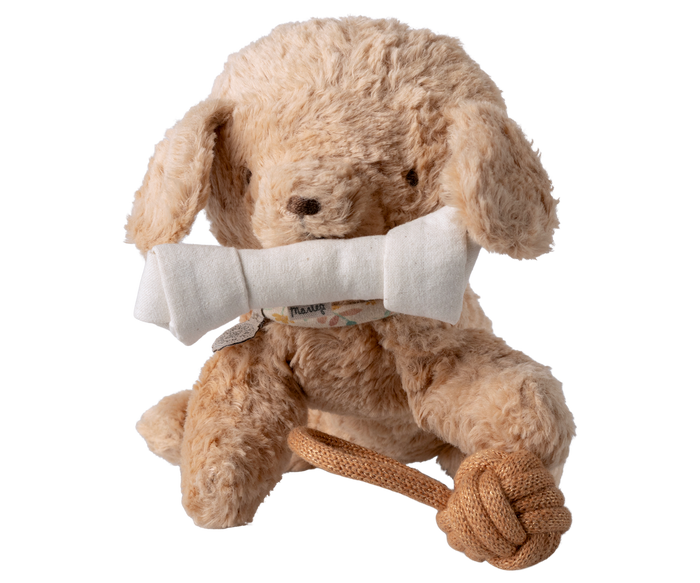 Maileg Small Puppy Dusty Powder