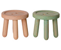 Maileg Stool Set Mouse - Light rose/Light Mint FW26: NEW ARRIVAL