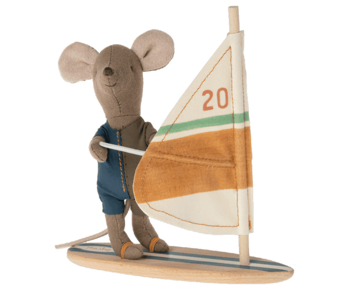 Maileg Beach Mice Surfer Little Brother Spring Summer 2022 Expected Early July PREORDER NOW.
