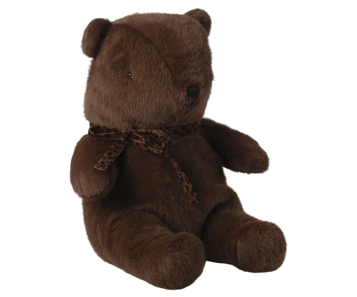 Maileg Teddy Bear Plush Medium- Dark Chocolate SS26 NEW ARRIVAL
