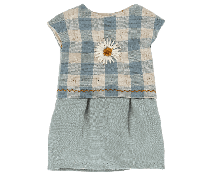 Maileg Teddy Mum Blue GinghamDress - Ruby & Grace