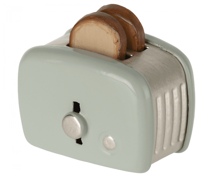 Maileg Toaster with Bread Mint Mouse Size 1-12 scale NEW ARRIVAL - Ruby & Grace