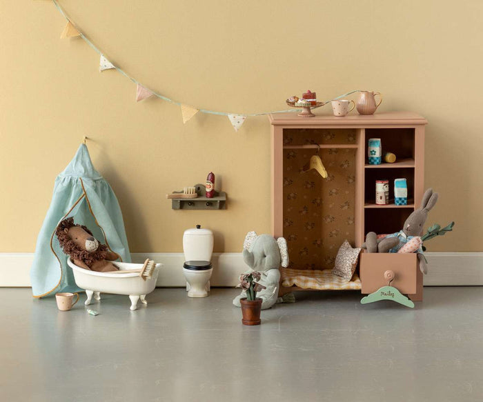 Maileg Toilet Teddy & Bunny Sized BACK IN STOCK