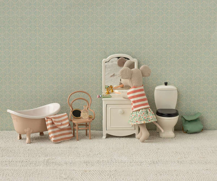 Maileg Toiletry Bag Toothbrush Set Coral SS26 NEW ARRIVAL