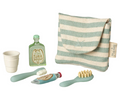 Maileg Toiletry Bag Toothbrush Set in Bag Blue Stripe SS26 NEW ARRIVAL