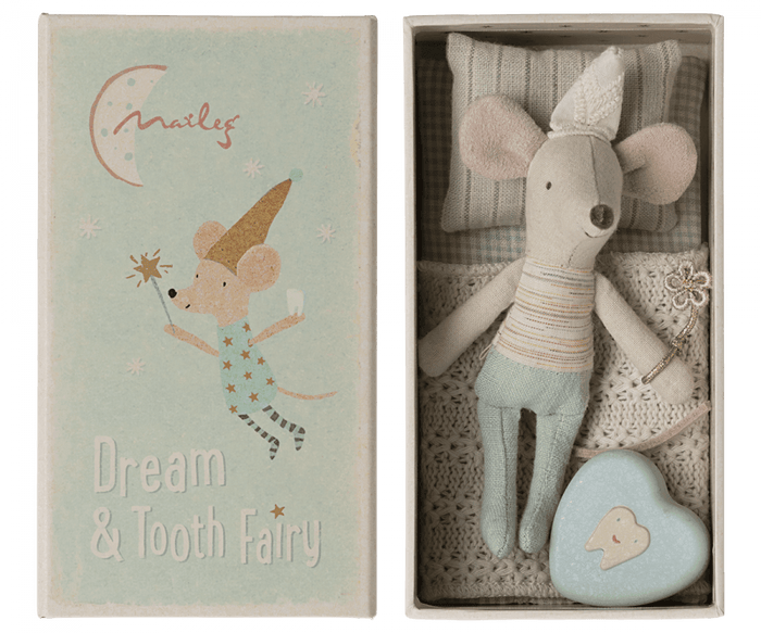 Maileg Tooth Fairy Little Brother Mouse in Matchbox 2024 Preorder Only - Ruby & Grace
