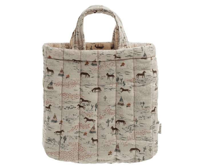 Maileg Toy Storage/ Tote Bag Happy Horse: Fall Winter Collection 2022 - Ruby & Grace