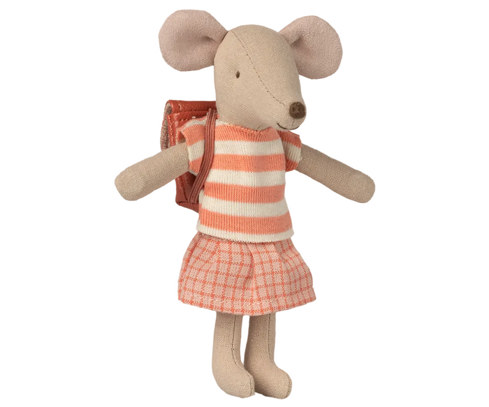 Maileg Tricycle mouse, Big sister - Coral SS26 NEW ARRIVAL