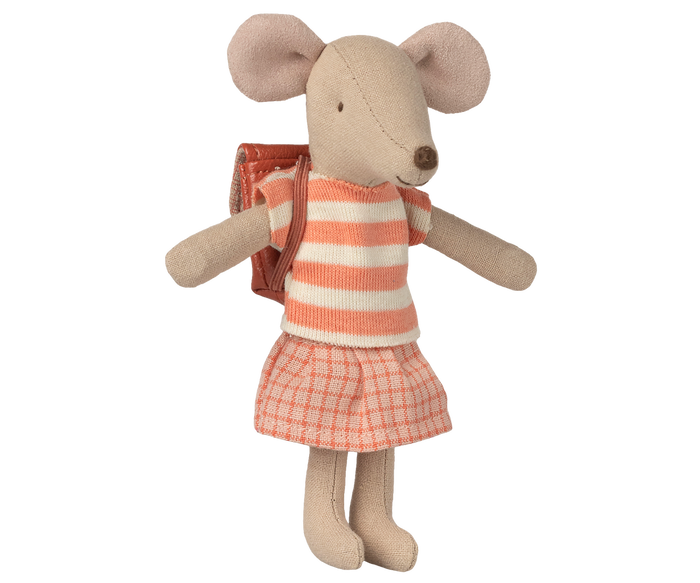 Maileg Tricycle mouse, Big sister - Coral SS26 NEW ARRIVAL