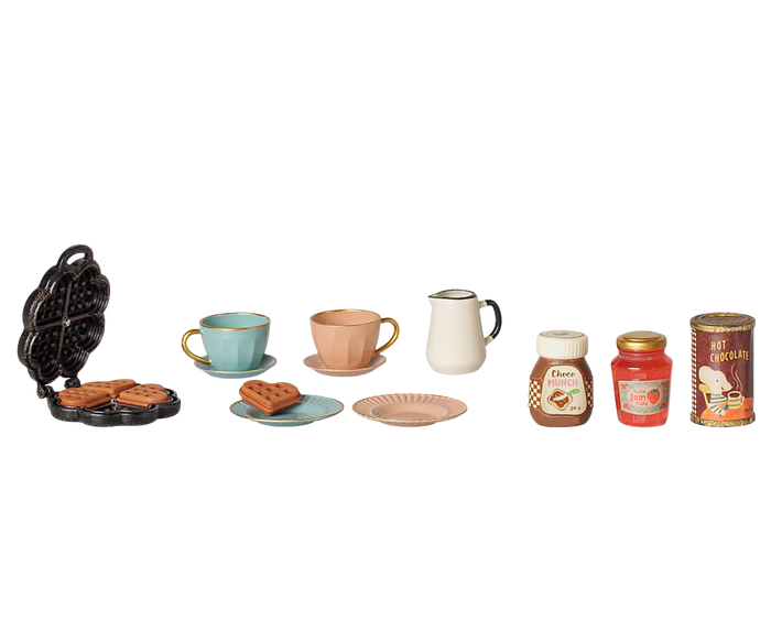 Maileg Waffle Set Mouse Accessories FW26: PREORDER ONLY DUE OCT
