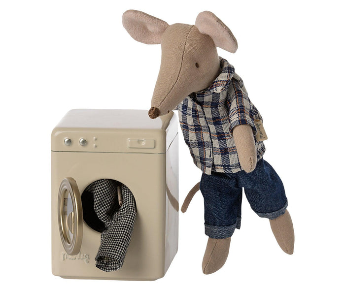Maileg Washing Machine Mouse Size AW2023 PREORDER - Ruby & Grace