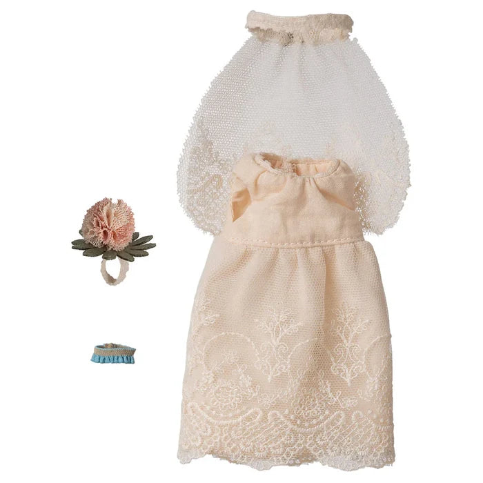 Maileg Wedding Dress for Mum/Dad sized Mouse SS26 NEW ARRIVAL