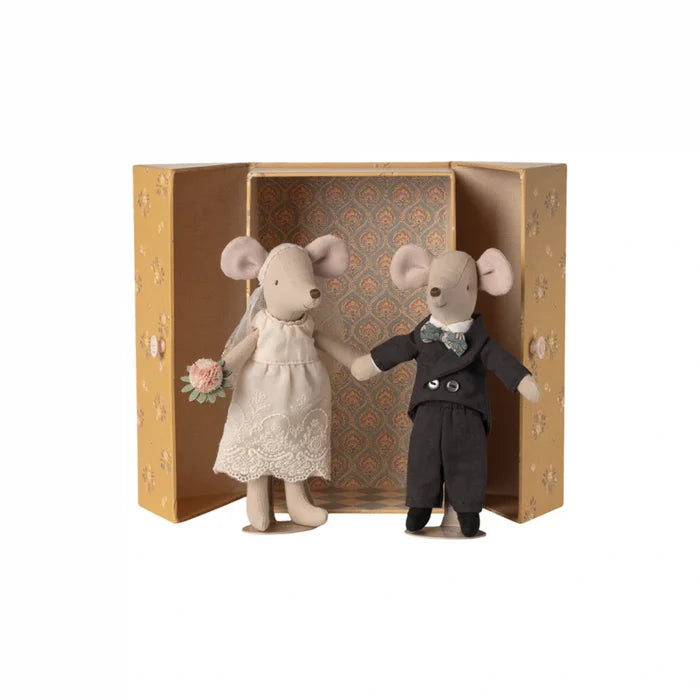 Maileg Wedding mice couple in box, Mum and Dad SS26 NEW ARRIVAL
