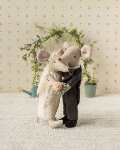 Maileg Wedding mice couple in box, Mum and Dad SS26 NEW ARRIVAL