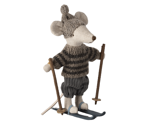 Maileg Winter Ski Mouse Big Brother: LAST CHANCE