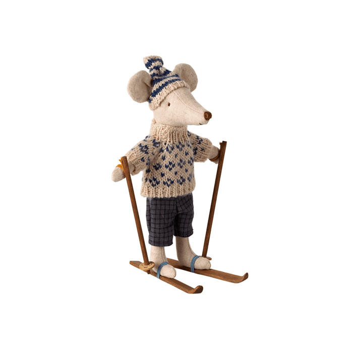 Maileg Winter Ski Mouse Dad: LAST CHANCE