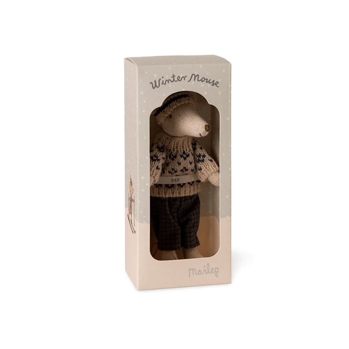 Maileg Winter Ski Mouse Dad: LAST CHANCE