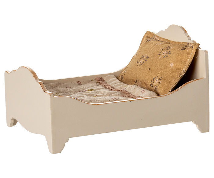 Maileg Wooden Mouse Bed, Ideal for Parent & Grandparent Mice