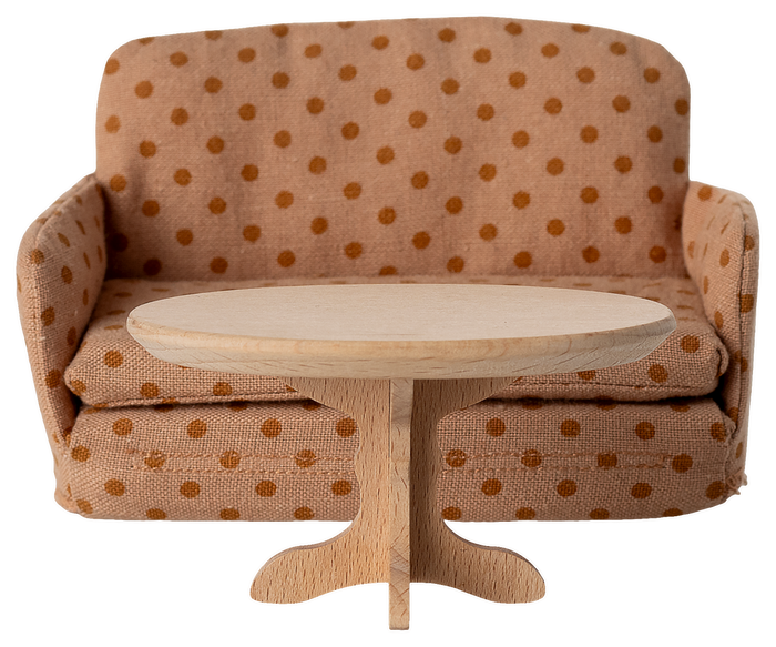 Maileg Wooden Mouse Oval Coffee Table FW25