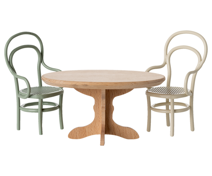 Maileg Wooden Mouse Oval Dining Table: BACK IN STOCK