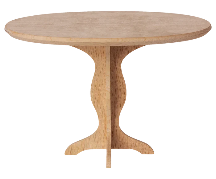 Maileg Wooden Oval Dining Table For Teddies and Bunnies FW25