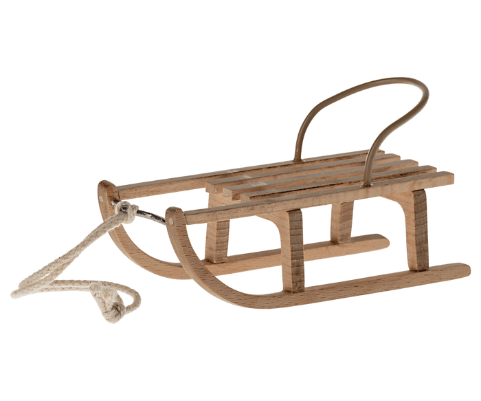 Maileg Wooden Sled: BACK IN STOCK
