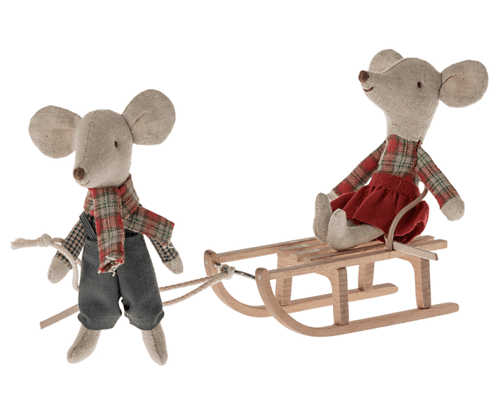 Maileg Wooden Sled: BACK IN STOCK