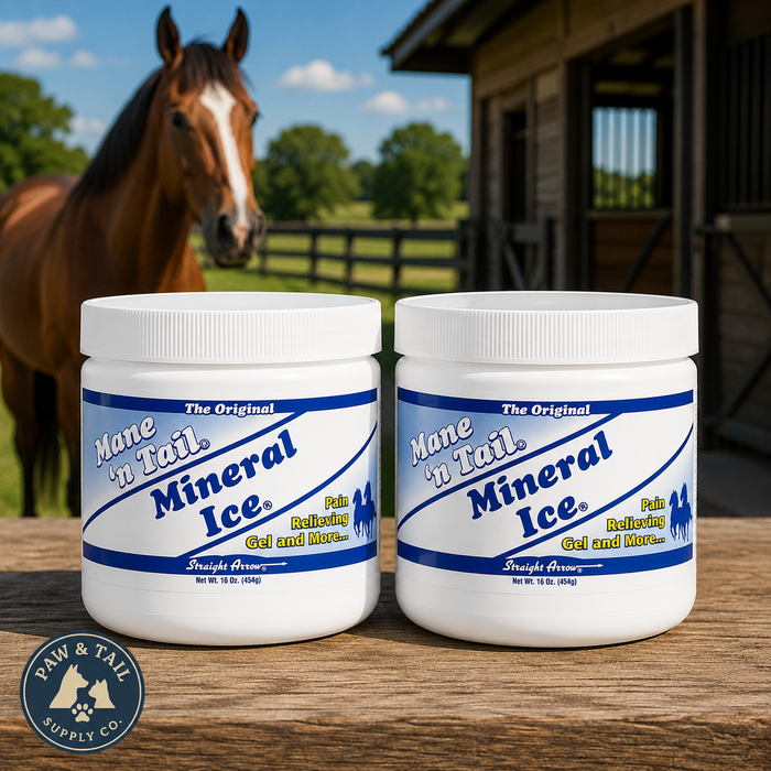 Mane 'n Tail Mineral Ice Therapeutic Pain Reliever for Horses 16 oz. 2-Pack