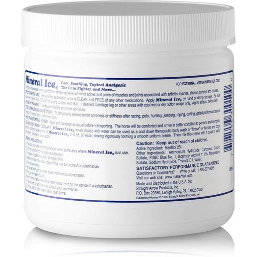 Mane 'n Tail Mineral Ice Therapeutic Pain Reliever for Horses 16 oz. 2-Pack