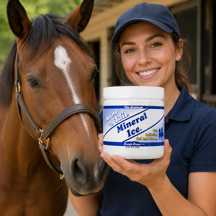 Mane 'n Tail Mineral Ice Therapeutic Pain Reliever for Horses 16 oz. 2-Pack