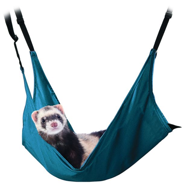 Marshall Leisure Lounge Ferret Cage Hammock Holds 3 Ferrets Green 2-Pack
