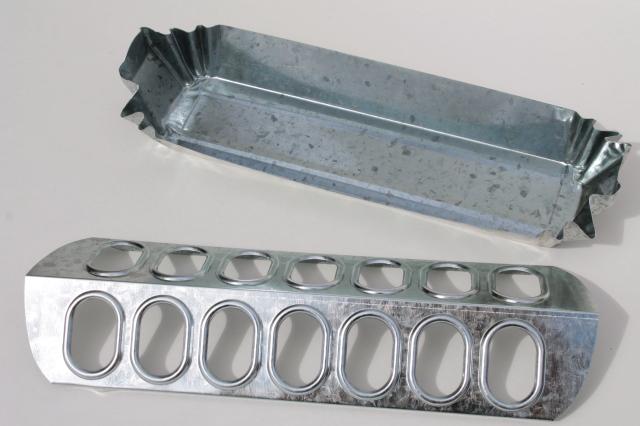 Miller 12" Galvanized Slide Top Poultry Chicken Feeder Metal 4-Pack