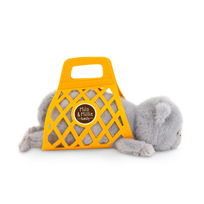 Milo and and Millie Grey Cat Plush Toy 35cm: SOLD OUT