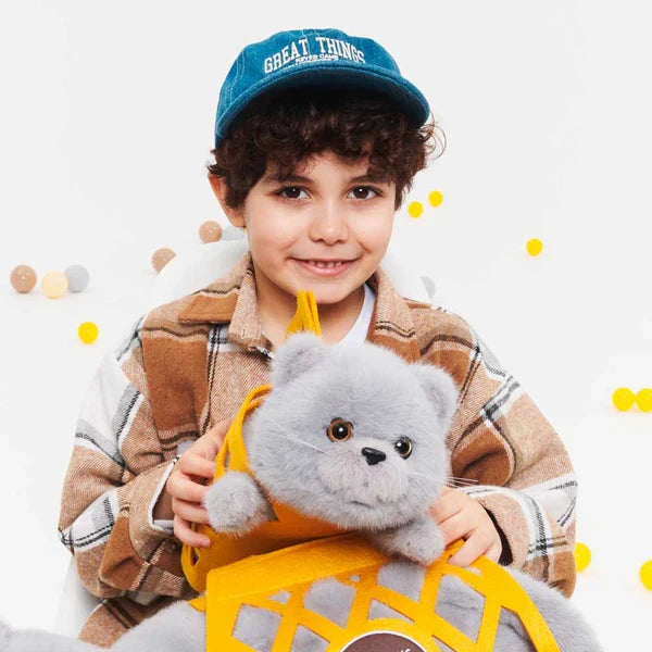 Milo and and Millie Grey Cat Plush Toy 35cm: SOLD OUT