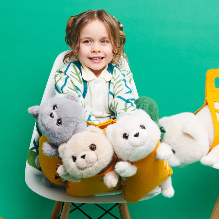 Milo and Millie White Cat Plush Toy 35cm: BACK IN STOCK
